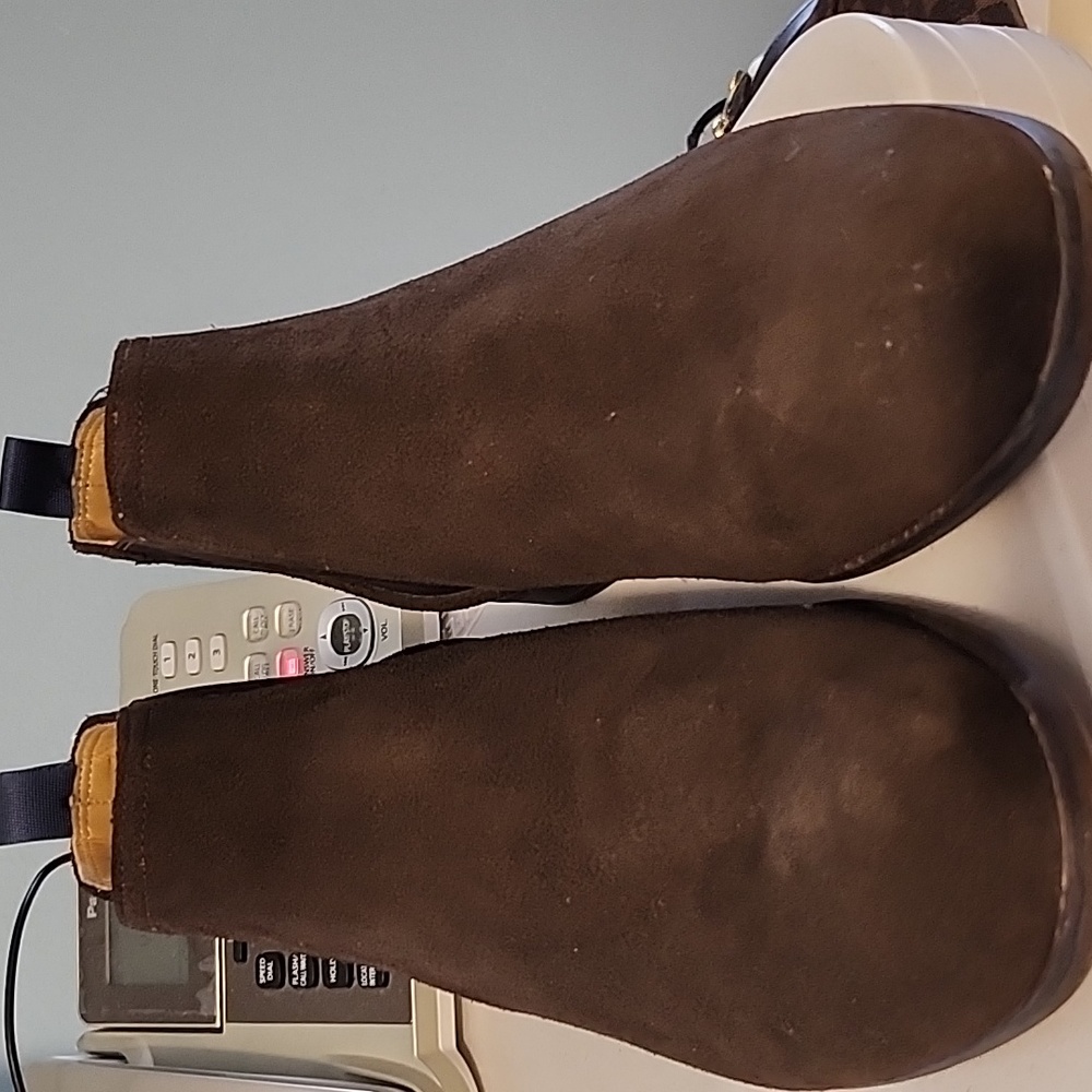 Combat agent toecap suede chelse boot size 9